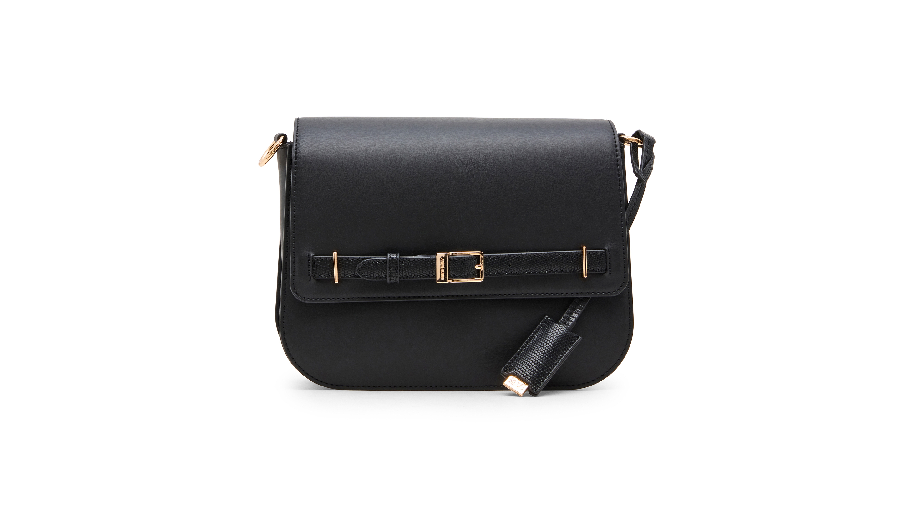 Anne Klein Buckle Small Convertible Satchel Crossbody Handbag