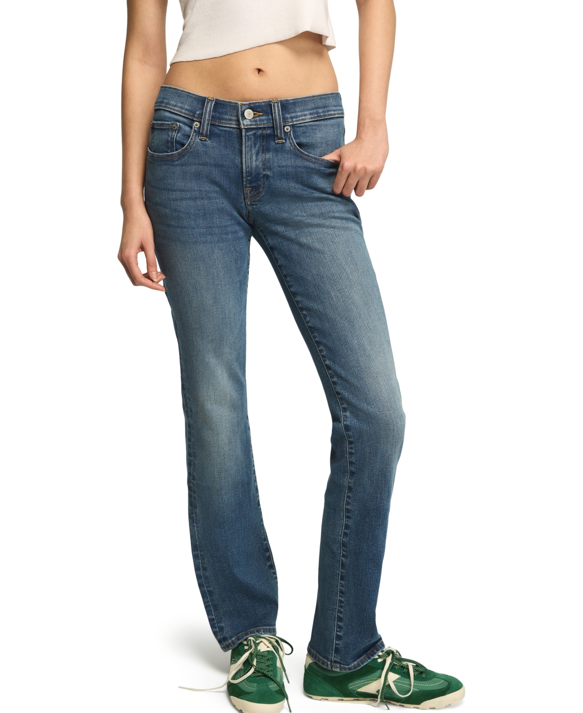 Lucky Brand Women's Sweet Mid-Rise Straight-Leg Jeans