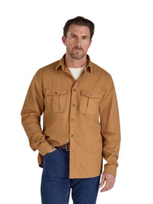 Men's Garment Dyed Canvas Shacket