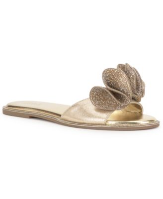 Women's Chera Embellished Memory Foam Arch Support Flat Sandals