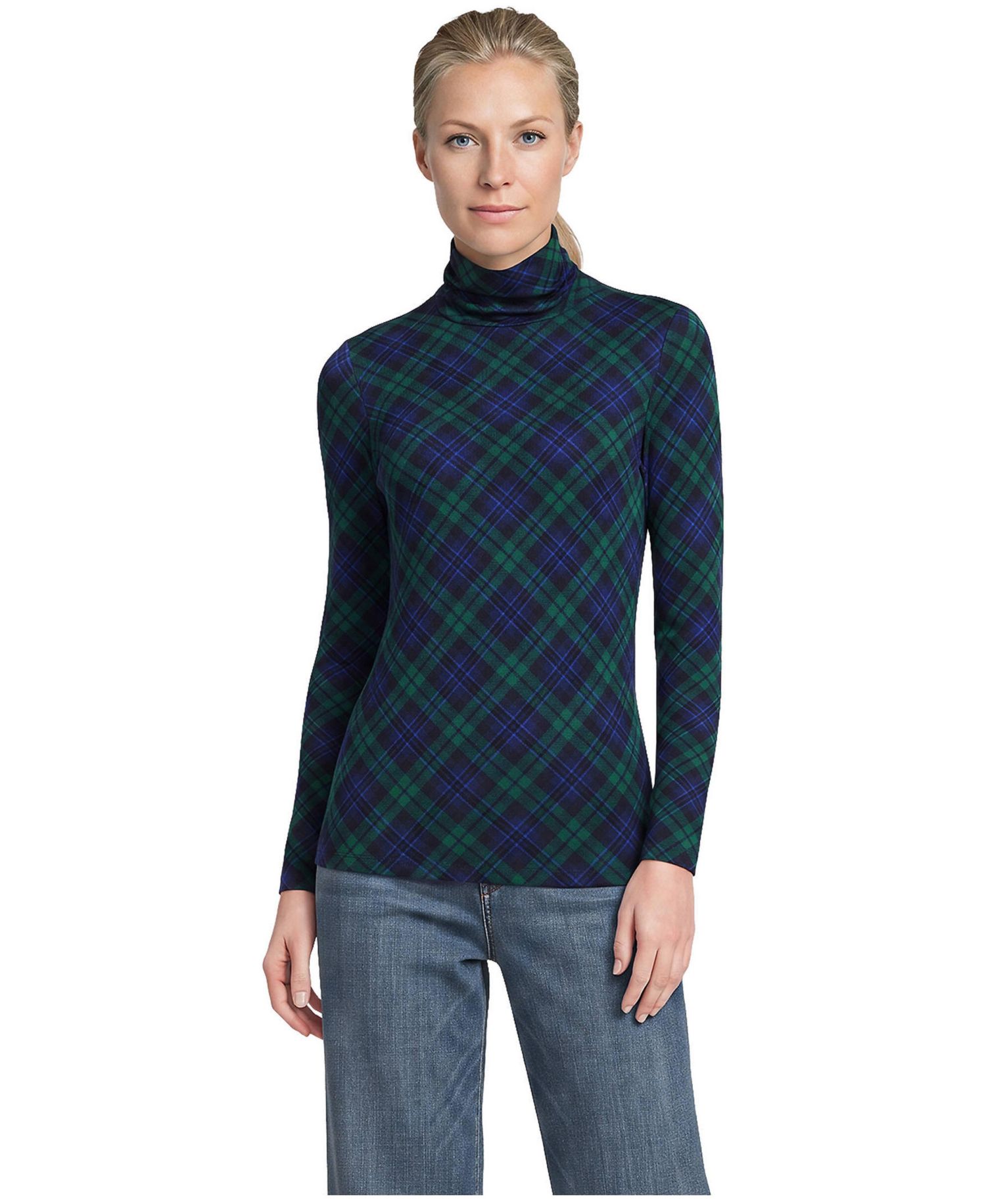 Women's Lightweight Jersey Long Sleeve Turtleneck