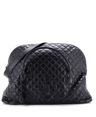 ES Giant Travel Bag Quilted Leather