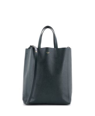 Small Vertical Cabas Tote Grained Calfskin