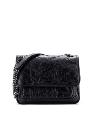 Baby Niki Chain Flap Bag Matelasse Chevron Leather