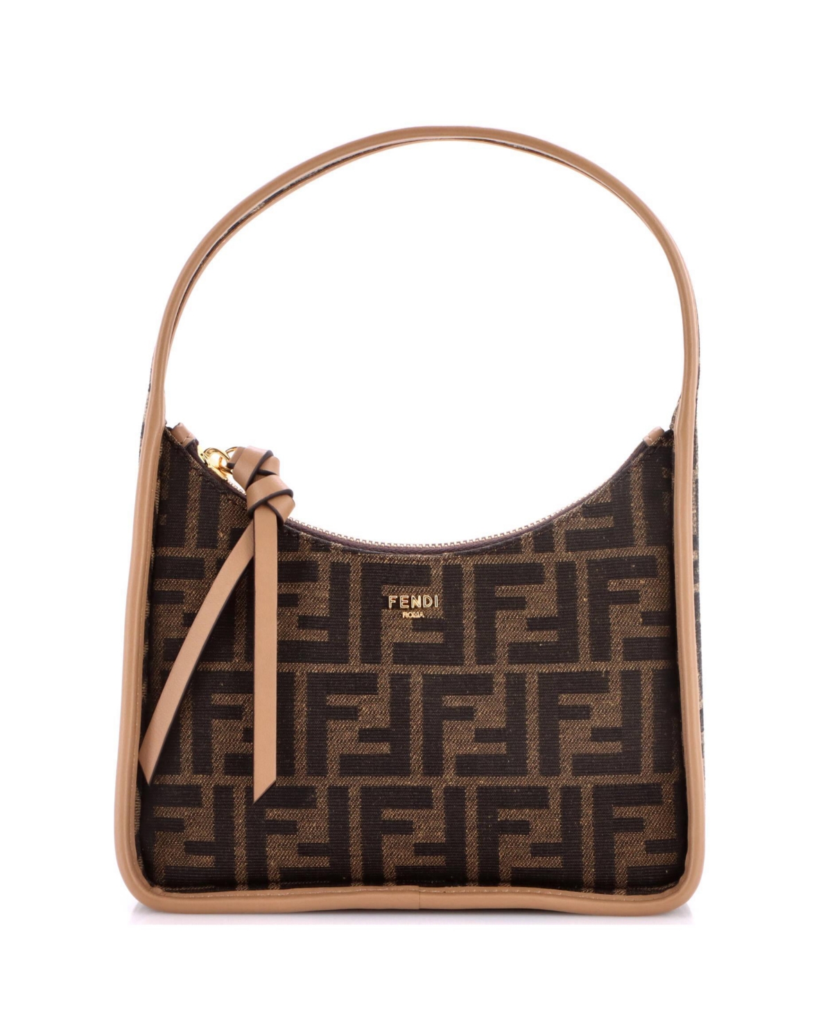 Pre-Owned Fendi Mini Fendessence Hobo Zucca Canvas