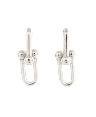 Sterling Silver HardWear Link Earrings