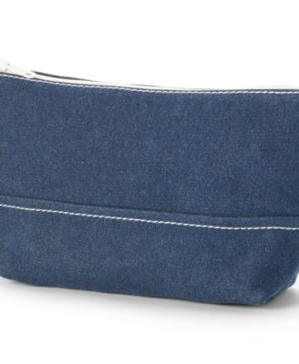 Zip Denim Pouch