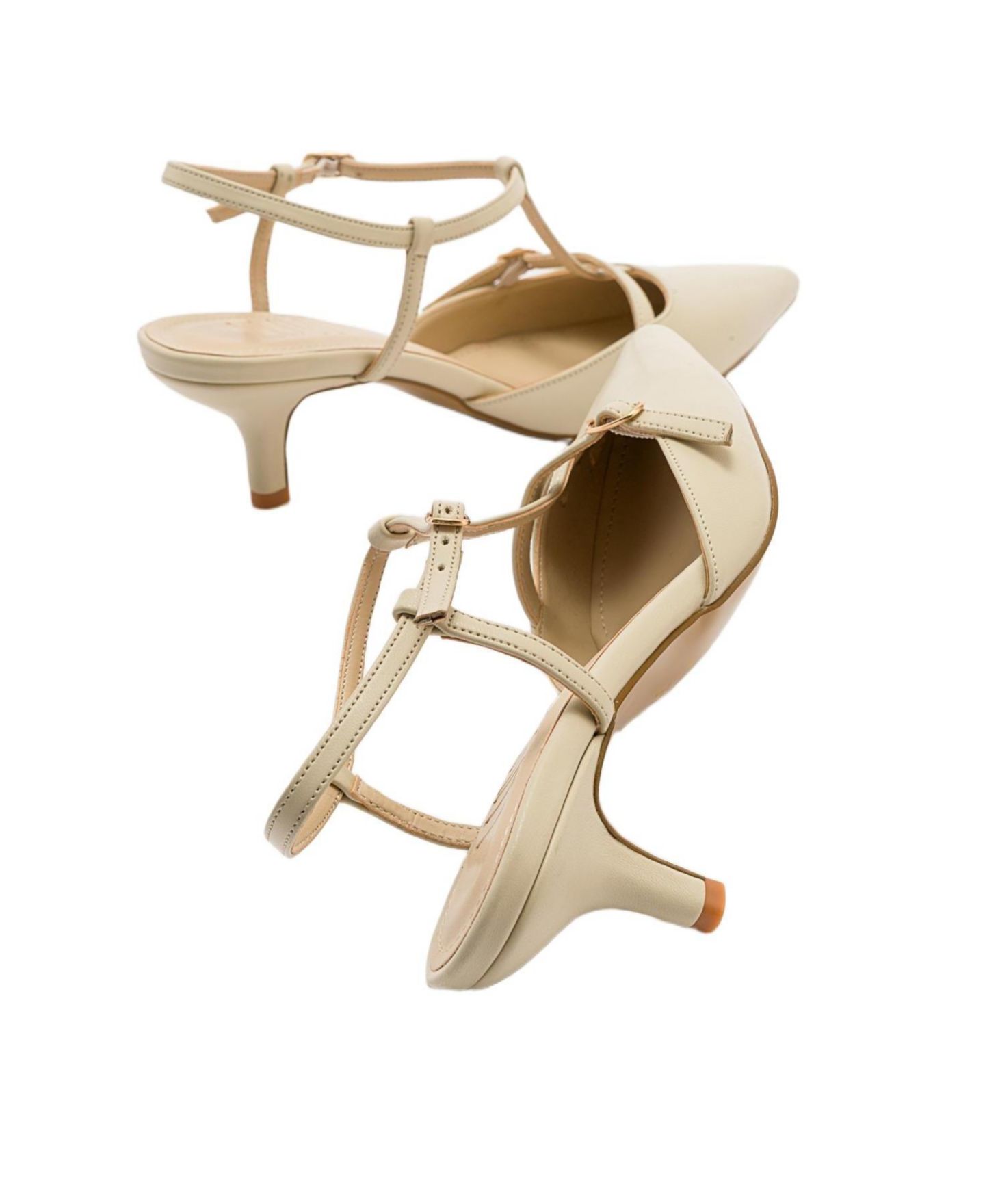 Женские туфли Prologue Shoes Frans Pointed Toe, цвет: Бежевый — фото 2