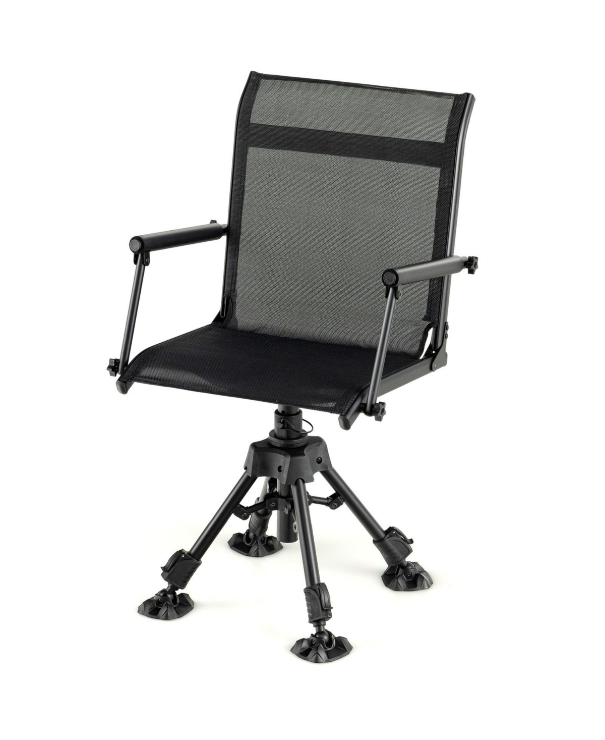 Mecale Swivel Hunting Chair with 17-25.5 in Seat for Adults