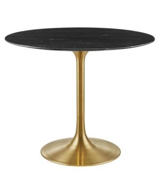 Lippa Round Faux Marble Dining Table