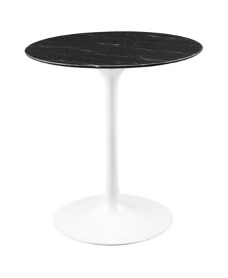 Lippa 28" Round Faux Marble Dining Table