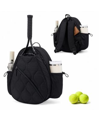 Lightweight Tennis Backpack For Racquet Sports With Fence Hook Multiple Pockets