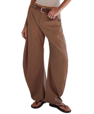 Women's Spotlight Mid-Rise Wide-Leg Trousers