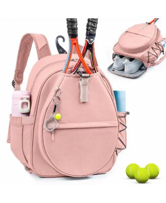 Tennis Racket Bag Convertible Backpack Water Resistant Sports Gear Bag