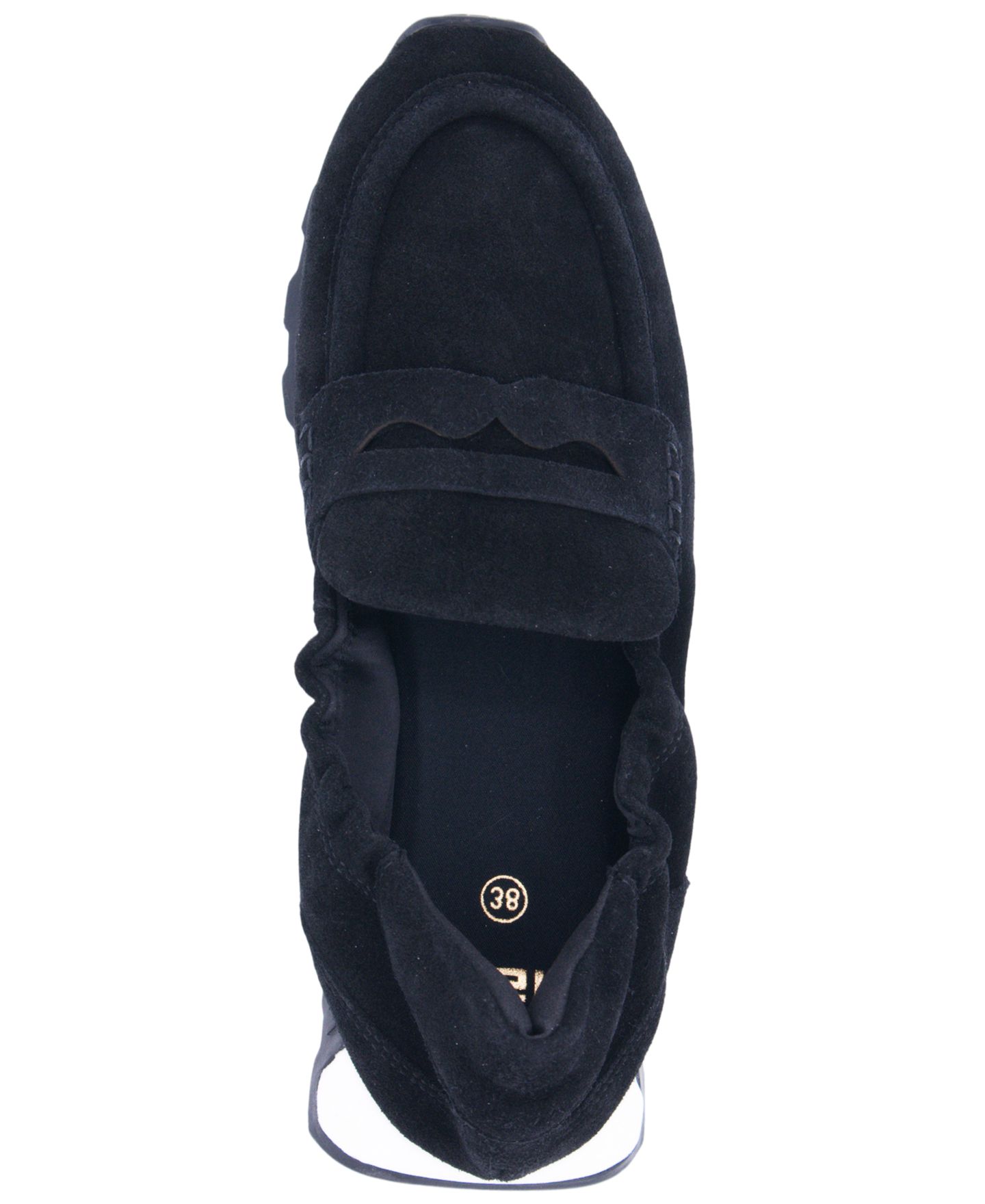 Женские кроссовки ASH Kriss Suede Sneaker Penny, цвет: Чёрный — фото 4