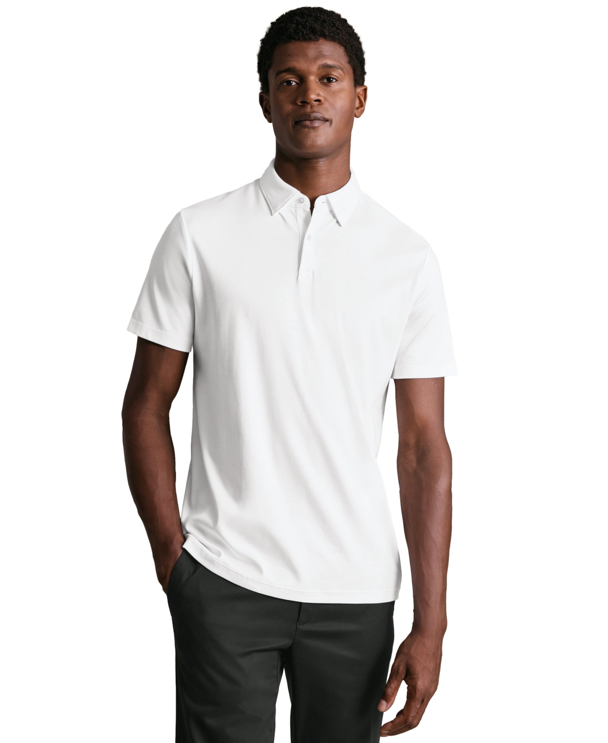 Charles Tyrwhitt Men's Smart Cotton Short-Sleeve Regular-Fit Polo Shirt