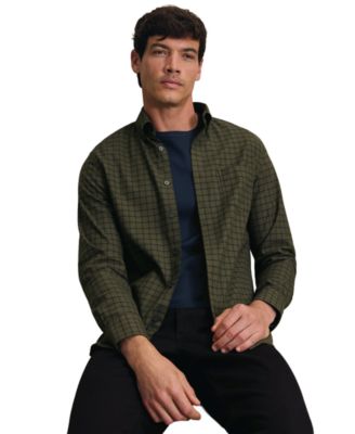 Men's Slim-Fit Non-Iron Check Shirt
