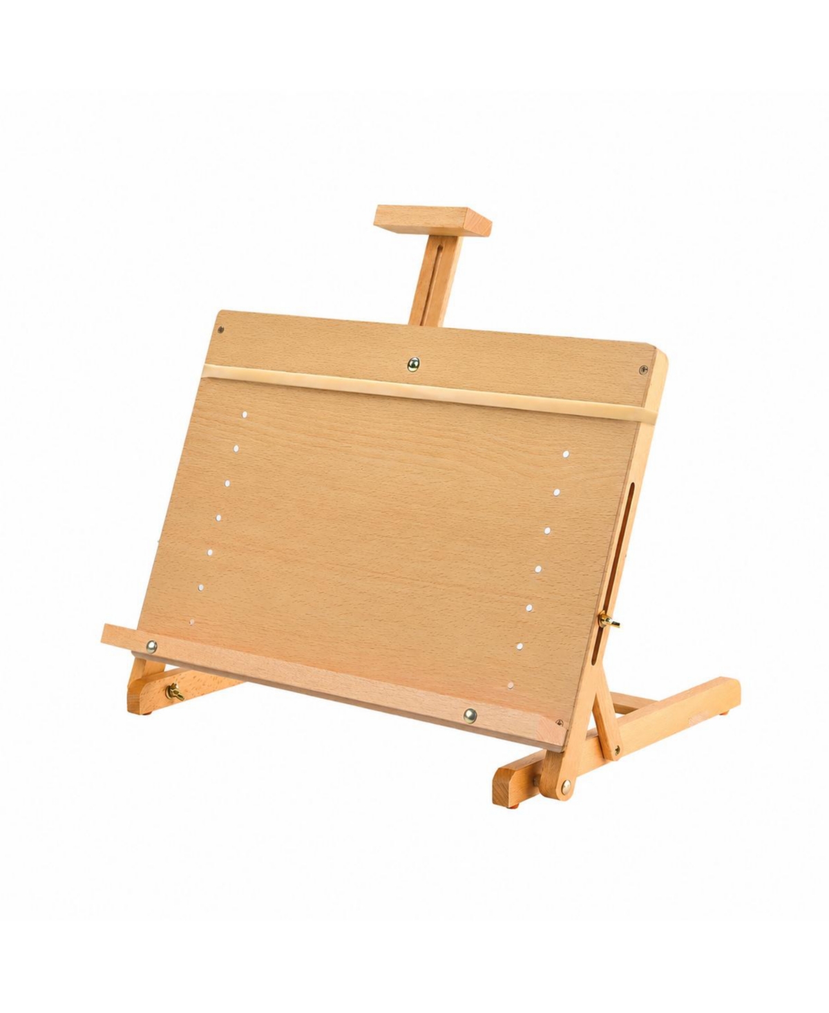 Aeelike Solid Beechwood Adjustable Tabletop Drawing Easel for Artists and Display