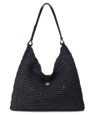 Triangle Handmade-Raffia Shoulder Handbag