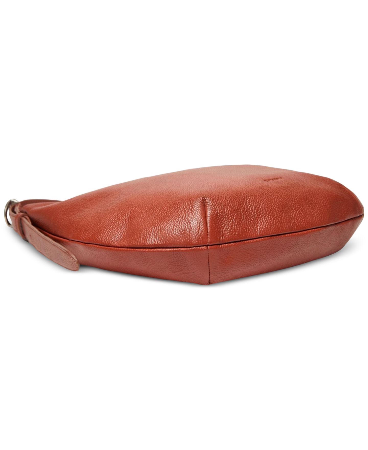 Женская сумка orYANY Crescent Medium Hobo Leather Shoulder Handbag, цвет: Коньячный — фото 4