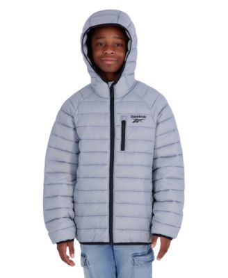 Boys' XS-XL Hooded Packable Lightweight Jacket