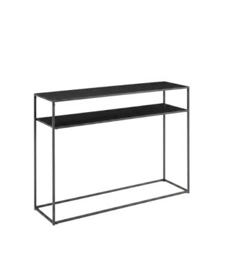 Rustic Entryway Console Table with Anti-Tip Stability and Durable Build