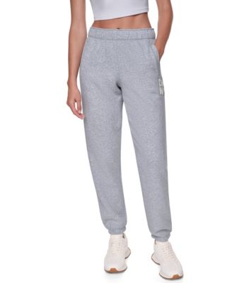Women's Chenille Applique Logo Mid Rise Joggers