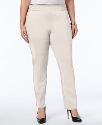 macys plus size petite pants