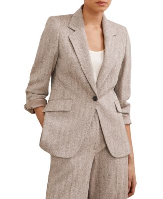Women's Isla Textured Single-Breasted Blazer