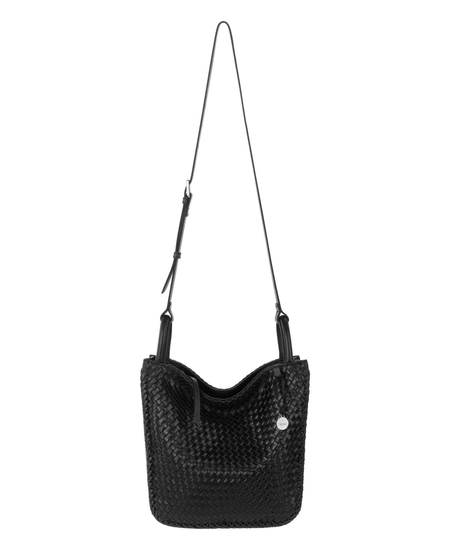 Женская сумка The Sak Los Feliz Adjustable Woven Medium Slouchy Crossbody, цвет: Чёрный — фото 5