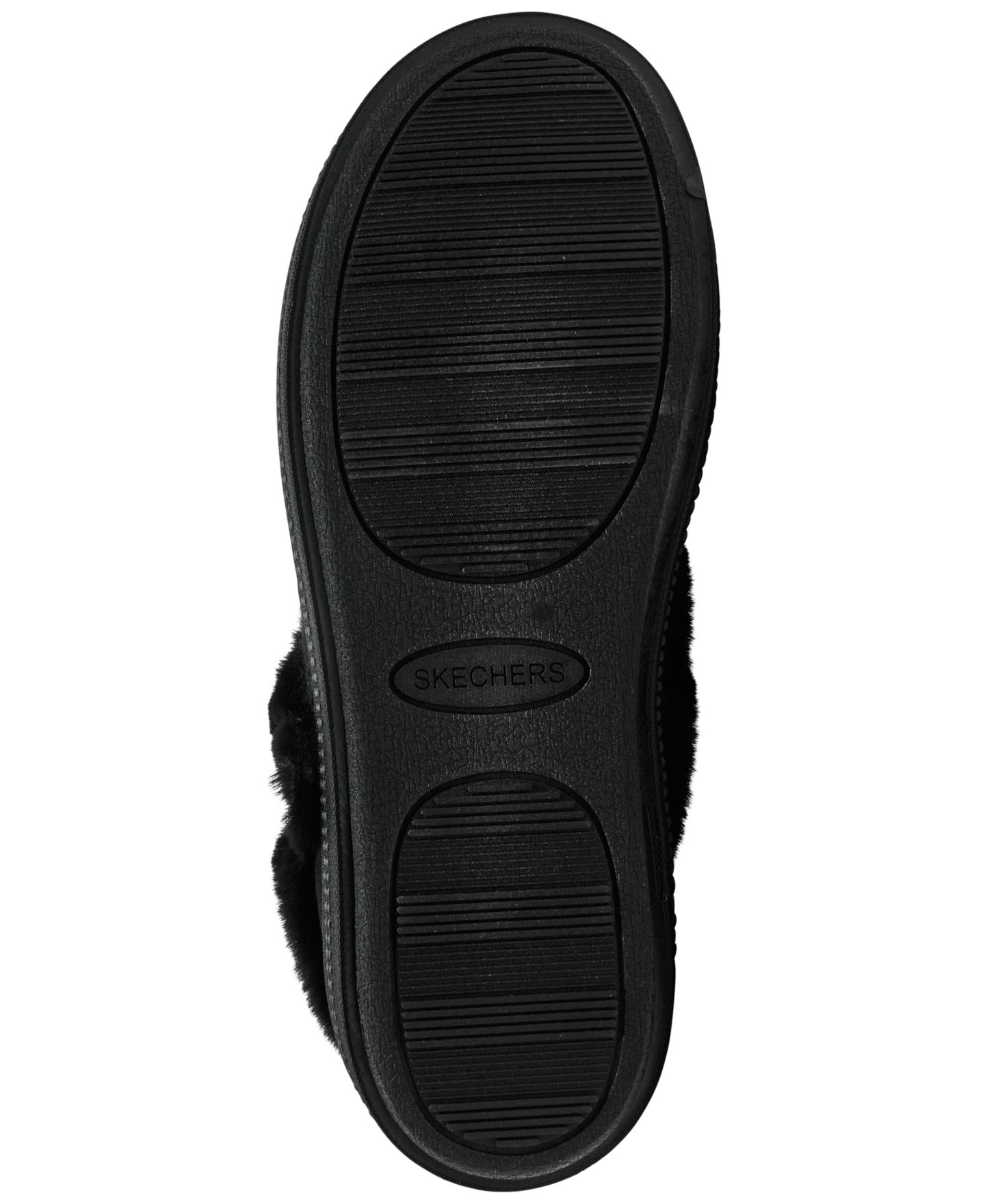Женские замшевые тапочки-сабо Skechers Cozy Campfire-Frosty с пеной с эффектом памяти, цвет: Чёрный — фото 6
