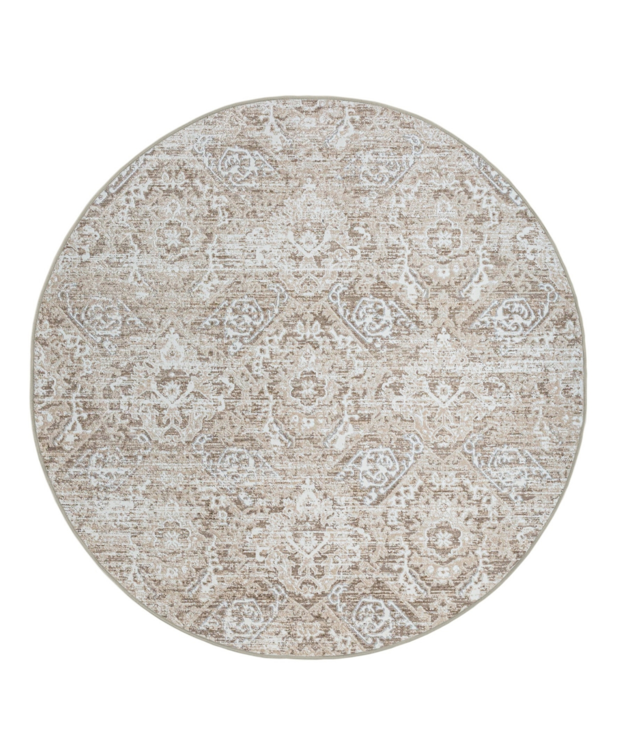 Closeout! Km Home Teola 1244 7'10" x Round Area Rug