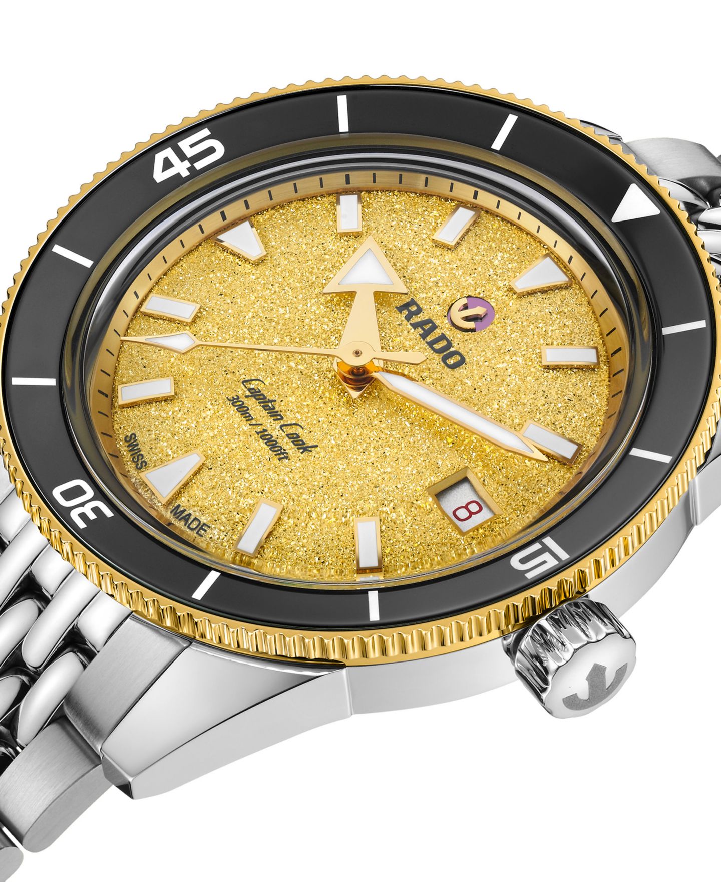 Мужские часы Rado Automatic Captain Cook Silver Stainless Steel 39mm — фото 2