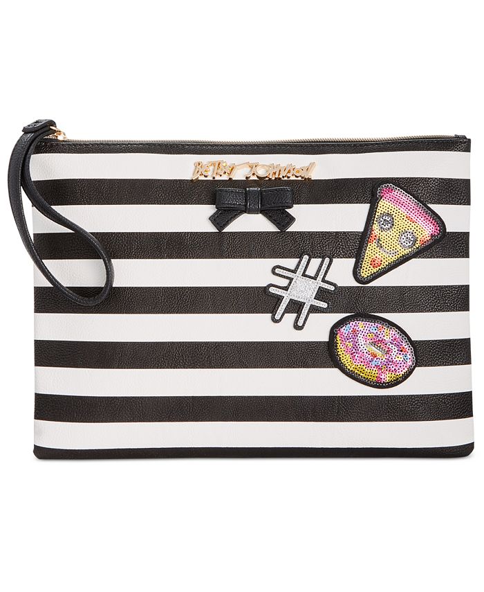 Betsey Johnson Pouch with Patches Macy's