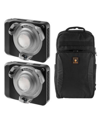 Ray 120c 120W RGB Full-Color COB LED Video 2-Light Kit, With Backpack