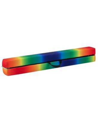 9 FT Folding Gymnastics Balance Beam with Anti-Slip Base and Pine Wood Frame
