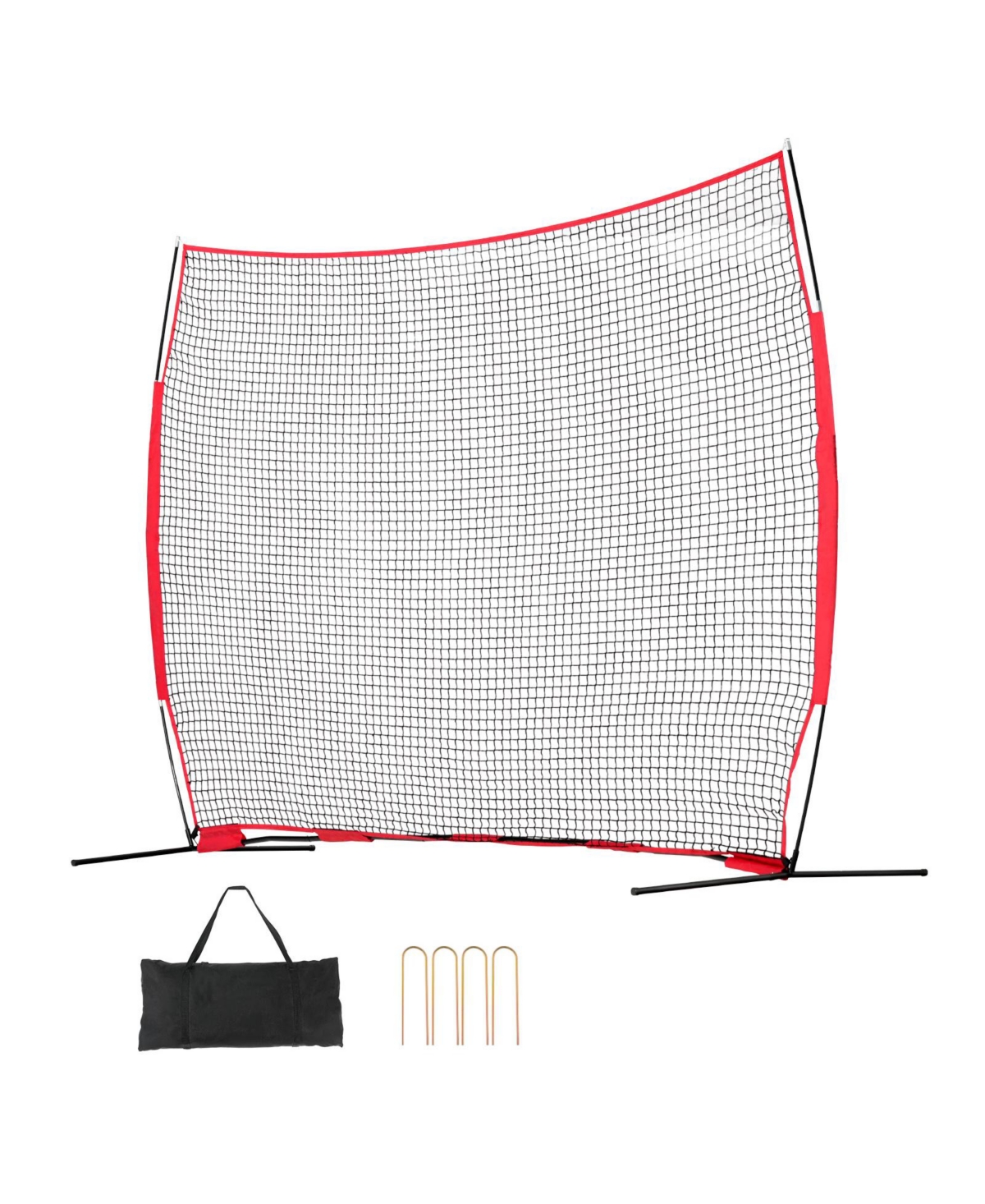 Hongge 12x9 Ft Barricade Backstop Barrier Net for Ball Sports