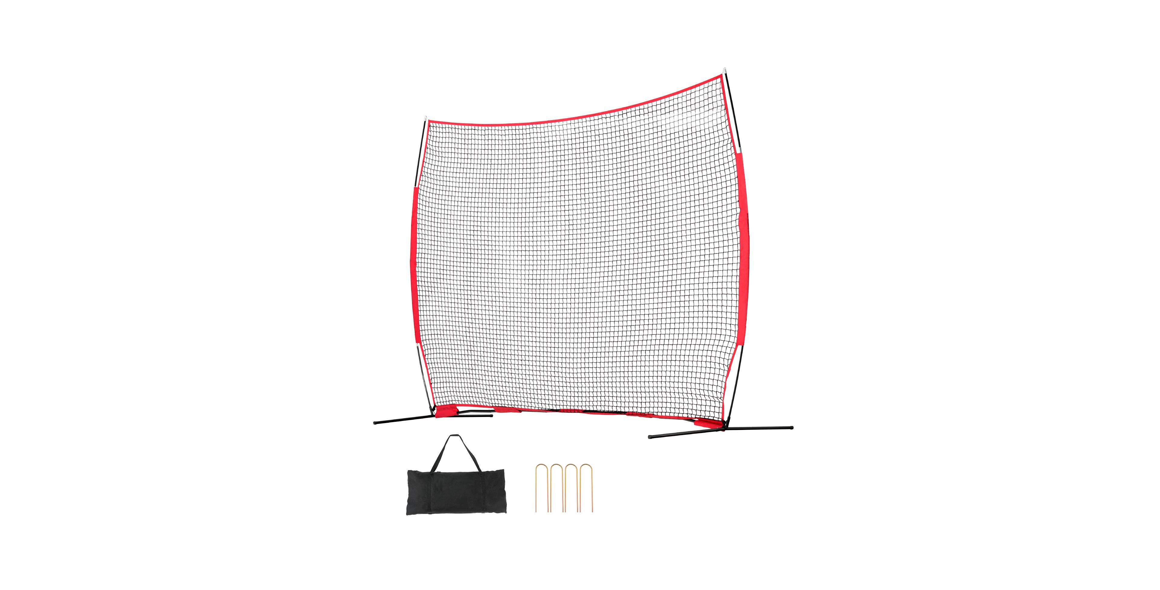 Hongge 12x9 Ft Barricade Backstop Barrier Net for Ball Sports