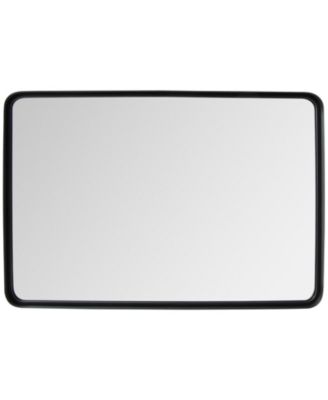 36 in x 24 in Rectangular Wall Mount Bathroom Mirror with Steel Frame