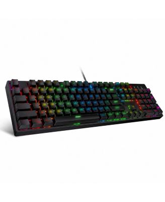 104-Key Wired RGB Mechanical Gaming Keyboard for PC, Mac