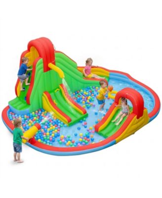 Inflatable Kids Water Park with Three Slides and Splash Pool, Ages 3-12