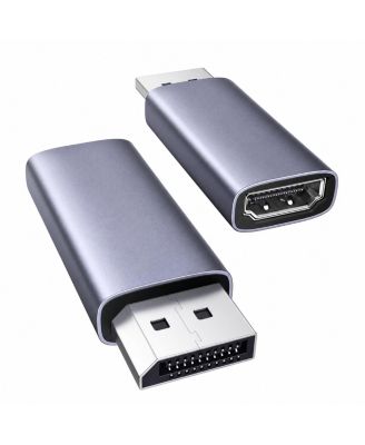 Active 4K 60Hz DisplayPort to HDMI Adapter for DP 1.4 Devices, 2-Pack
