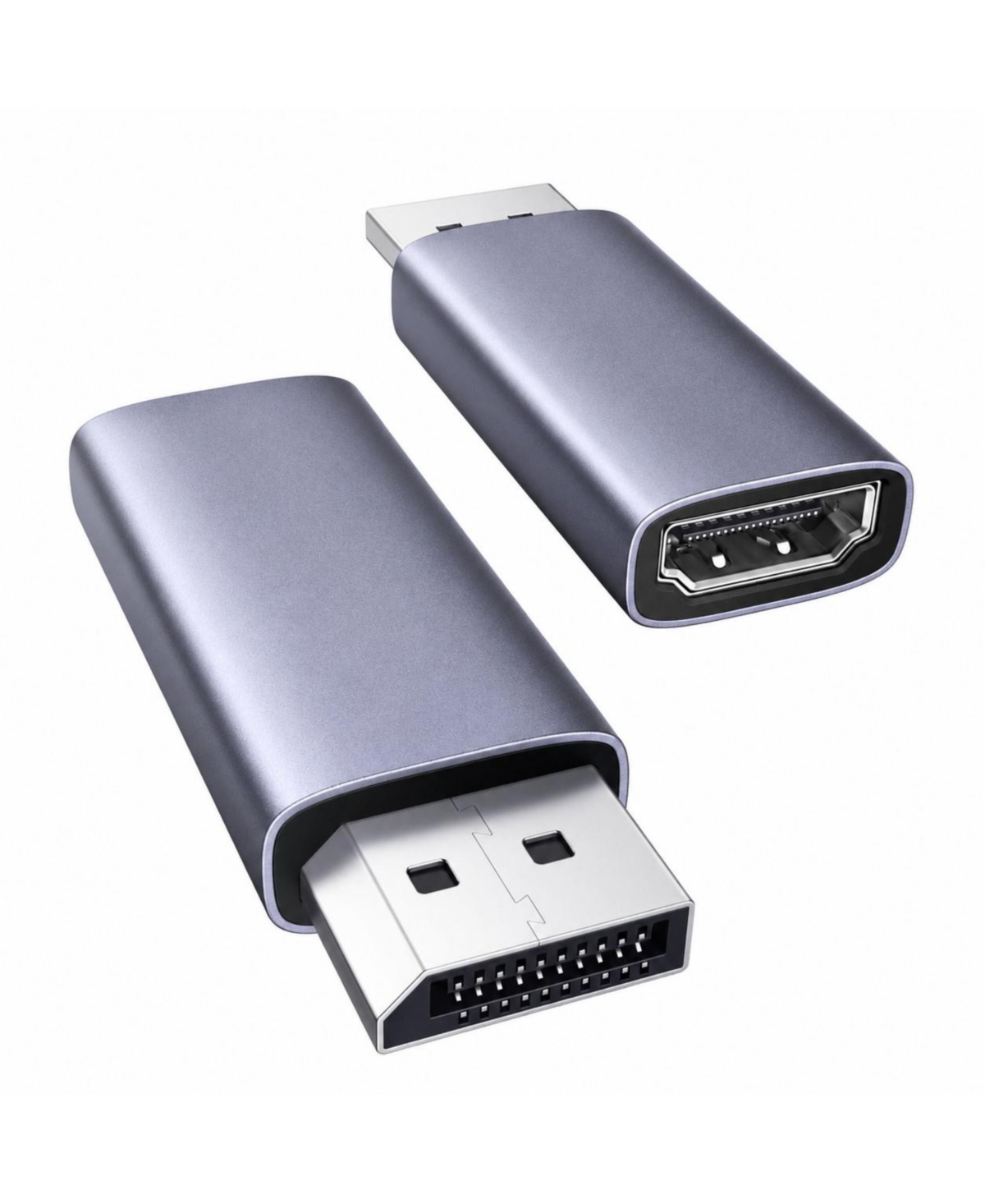 Lofree Active 4K 60Hz DisplayPort to Hdmi Adapter for Dp 1.4 Devices, 2-Pack - Grey