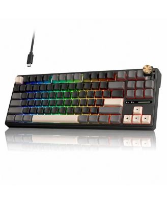 75% Wireless Hot-Swappable Mechanical Keyboard for QMK/VIA