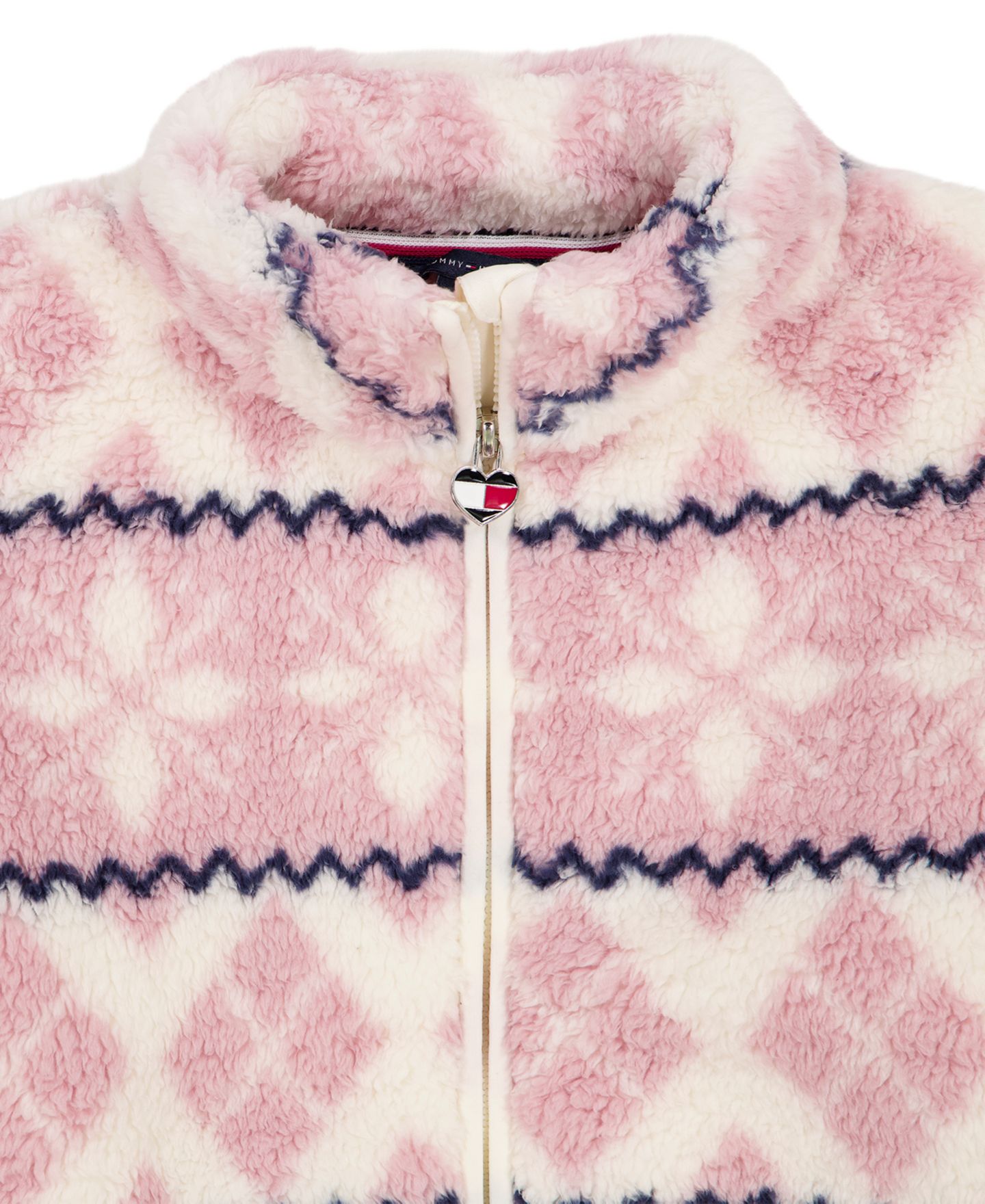 Куртка Tommy Hilfiger Printed Fairisle Minky для девочек, цвет: Мерло — фото 6