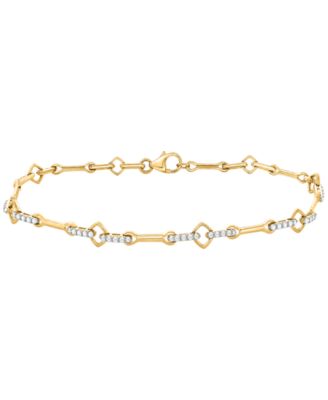 Diamond Geo Bracelet (1/2 ct. t.w.) in 10k Yellow Gold