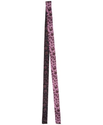 Floral Print Rose Ribbon Scarf