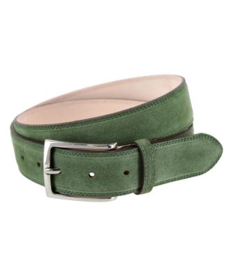 Men's Armando Italian Suede 35mm Feathered Edge Belt