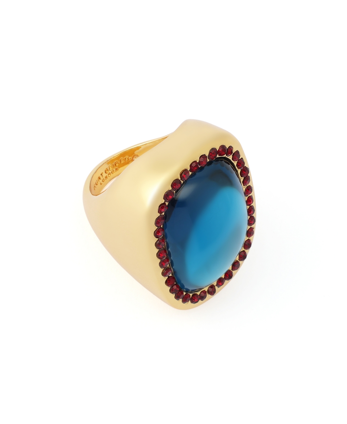 Kurt Geiger London Women's Glass Crystal Cabochon Ring