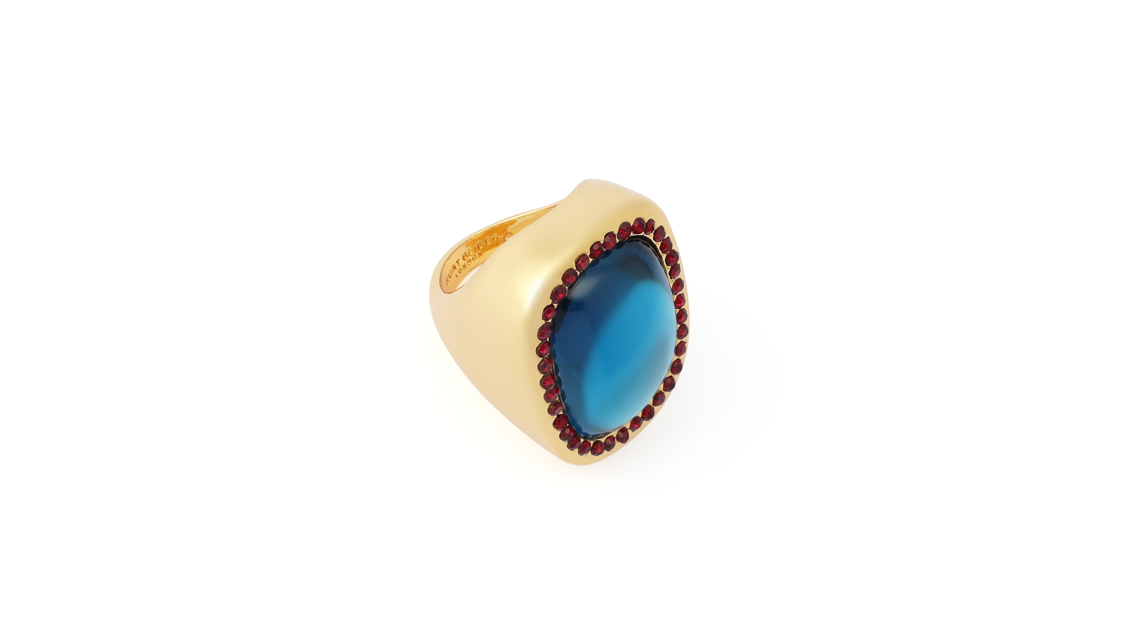 Kurt Geiger London Women's Glass Crystal Cabochon Ring